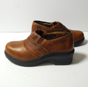 ARIAT Clogs Safety Steel Toe Women Leather Work Slip Resistant Boots